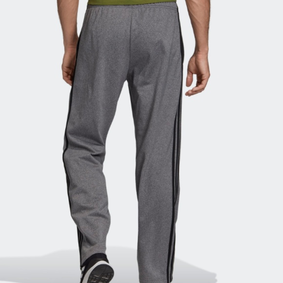 NEW adidas Essentials 3-Stripes Track Pants Grey - Picture 3 of 4